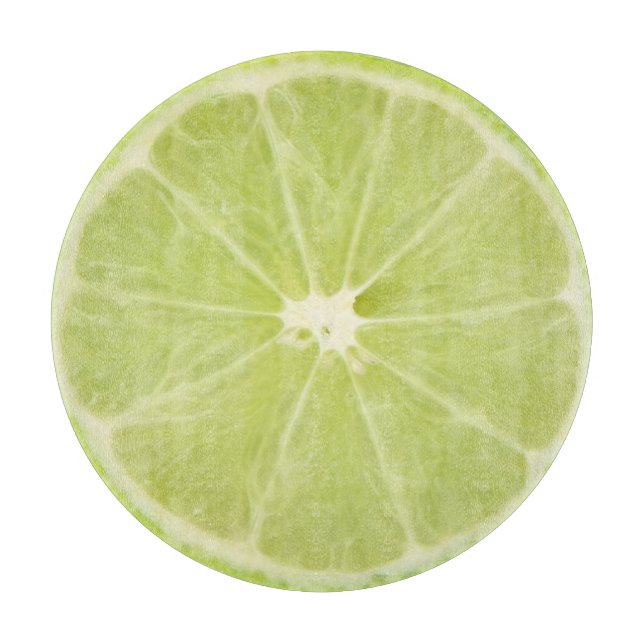 Lime Fruit Fresh Slice Cutting Board (Front)