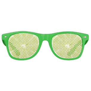 Lime Fruit Fresh Slice Retro Sunglasses