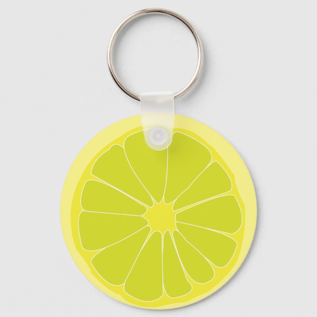 Lime Fruit Lime Key Ring (Front)