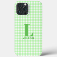 lime gingham