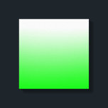 Lime Gradient Canvas Print<br><div class="desc">Add a bright lime green gradient to the background colour of your choice.</div>