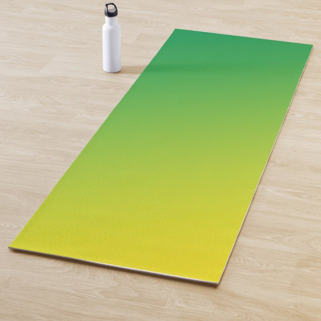 Lime gradient Colour  Yoga Mat (Creator Uploaded)
