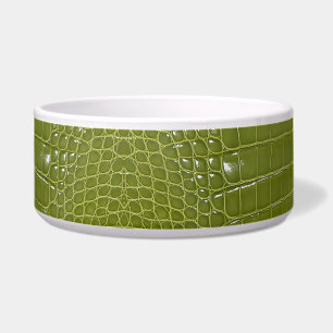 Lime Green Alligator Texture Print