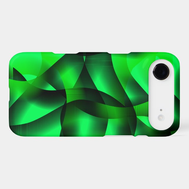 Lime green and black curling, with some shadow? Case-Mate iPhone case (Back (Horizontal))