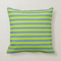 Lime Green and Blue/Grey Stripes