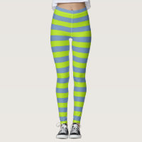 Lime Green and Blue/Grey Stripes