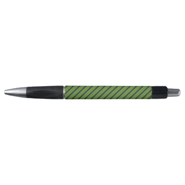 Lime green and charcoal five stripes pattern (Front)