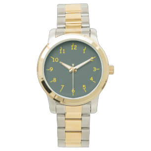 Lime Green and Dairy Gold Watch