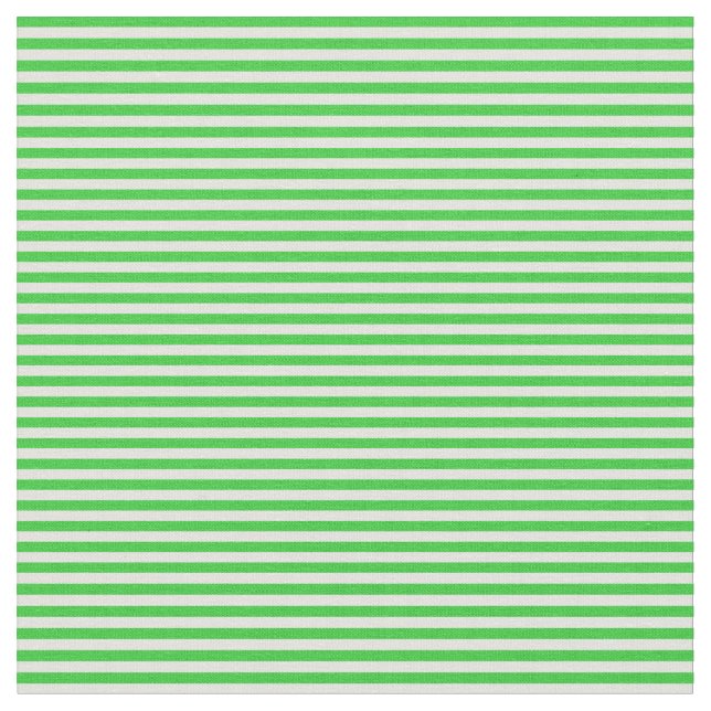 Lime Green and Light Cyan Coloured Stripes Fabric (Close Up)
