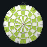 Lime Green And White<br><div class="desc">Lime Green And White Dart Board</div>