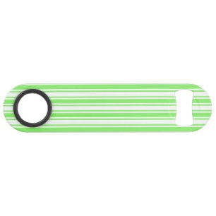 Lime green and white candy stripes