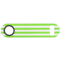 Lime green and white candy stripes