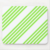 Lime green and white five stripes pattern