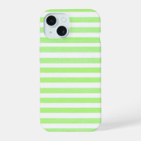 Lime Green and White Stripe