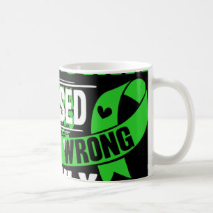 Lime Green Awareness Ribbon Blood Cancer  Coffee Mug