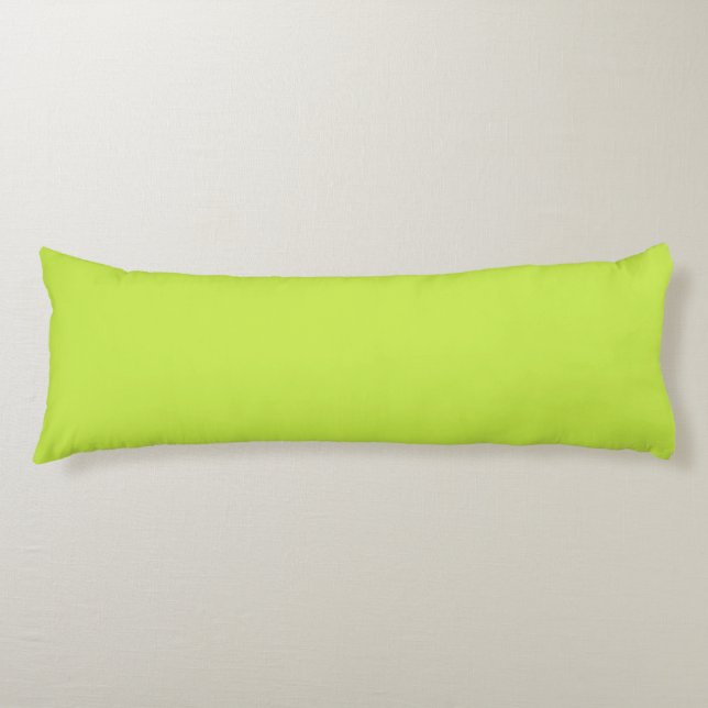 Lime Green Body Pillow 20" x 54" (Front)
