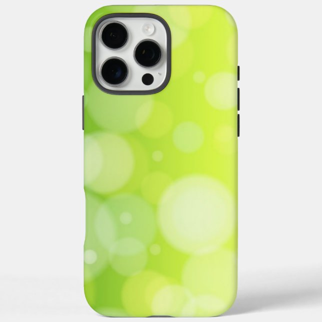 Lime green bokeh (all phones) Case-Mate iPhone case (Back)