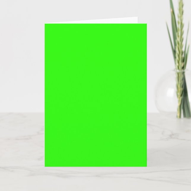 Lime Green Card (Front)