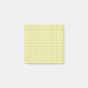 Lime Green Chequered Pattern Vibrant Grid Design  Post-it Notes