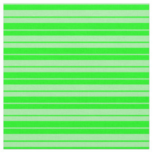 Lime & Green Coloured Stripes Fabric