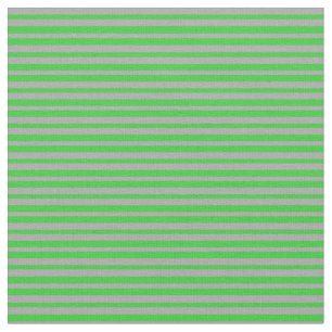 Lime Green & Dark Grey Lines/Stripes Pattern Fabric