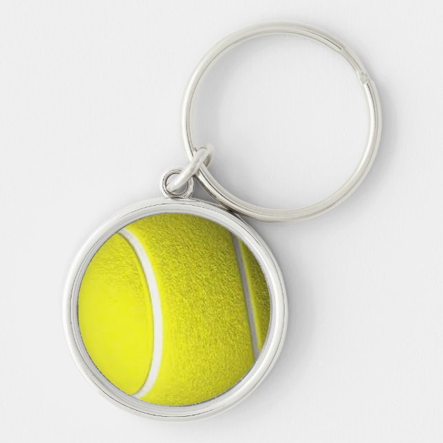 Lime Green Design Key Ring (Front)
