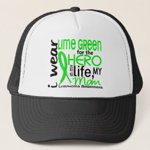 Lime Green For Hero 2 Mum Lymphoma Trucker Hat