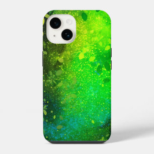 Lime Green Forest Glitter iPhone Mate Tough Case