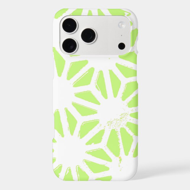 Lime green geometric pattern (Back)
