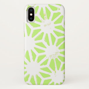 Lime green geometric pattern Case-Mate iPhone case