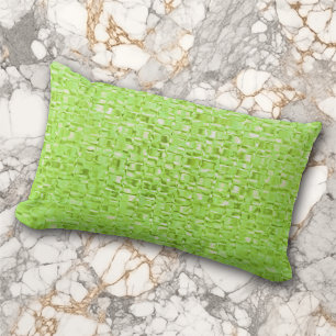Lime Green Glass Pillow