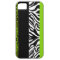 Lime Green Leopard and Zebra Custom Animal Print