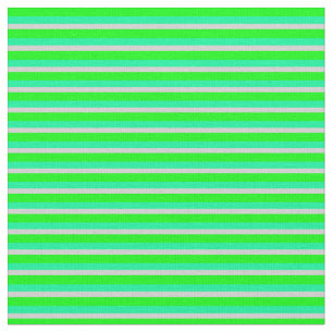 Lime, Green & Light Grey Colored Stripes Fabric