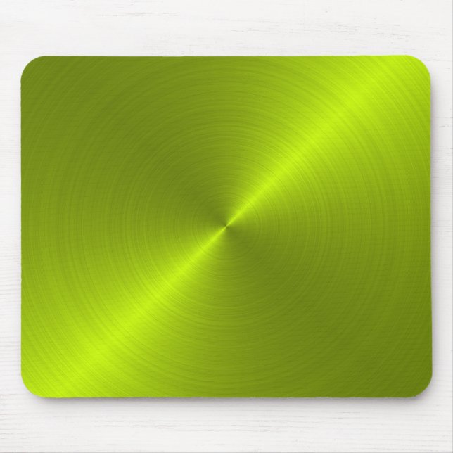 Lime Green Metallic Looking Mousepad (Front)