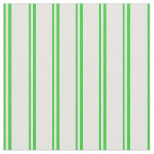 Lime Green & Mint Cream Coloured Pattern Fabric