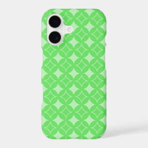 Lime green shippo pattern