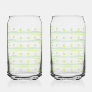 Lime Green Soda Glass