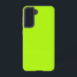 Lime Green Solid Colour Samsung Galaxy Case<br><div class="desc">Lime Green Solid Colour Samsung Galaxy S21 Case</div>