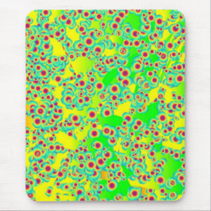 Lime Green Spotted Mousepad