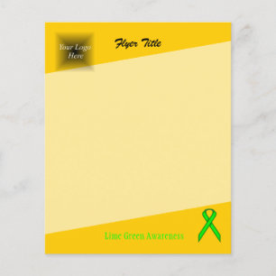 Lime Green Standard Ribbon by Kenneth Yoncich Flyer