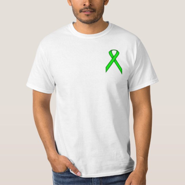 Lime Green Standard Ribbon T-Shirt (Front)