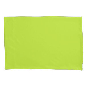 Lime Green Standard Size Pillow Case Pair