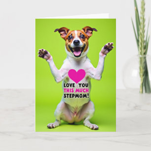 Lime Green Stepmom Love Card
