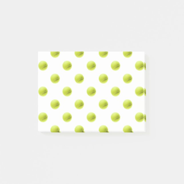 Lime Green Tennis Balls Background Ball Post-it Notes (Front)