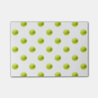 Lime Green Tennis Balls Background Ball Post-it Notes