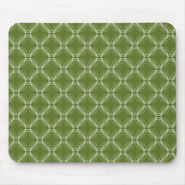 Lime Green Uptown Elegance Mousepad (Front)