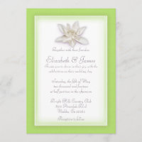 Lime Green Wedding Invitations