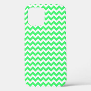 Lime Green Zig Zag Chevron Case-Mate iPhone Case