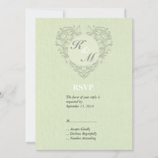Lime HeartyChic Invitation