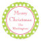 Lime Holiday Stickers